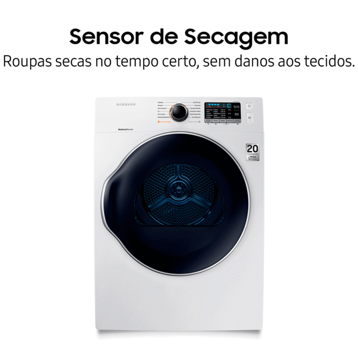 Secadora de Roupas Elétrica Samsung DV12B, Wi-Fi, 12 KG 220V - Imagem 6