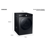 Secadora de Roupas Samsung Wi-Fi, 20Kg, DV20B, Black Caviar 220V - Imagem 2