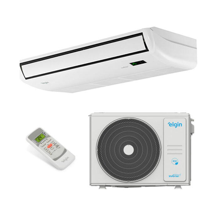 Ar Condicionado Split Piso Teto Eco Inverter R-32 Elgin 24000 Btus Quente/frio 220V Monofásico 45PVQI24C2DA - Imagem 1