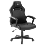 Cadeira Gamer Reclinável Warrior Karna Rodízios Suporta até 120Kg - Preto