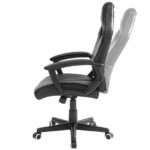 Cadeira Gamer Reclinável Warrior Karna Rodízios Suporta até 120Kg - Preto - Imagem 4