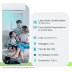 Ar Condicionado Multi Split Inverter Elgin Hw R-32 Wifi 18000 Btus (2x Evap 9000) Quente/frio 220V Monofásico - Imagem 2