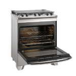 Fogão Electrolux 5 Bocas Efficient Automático Mesa Inox Forno 108,9L FE5IC - Prata - Bivolt - Imagem 2