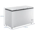 Freezer Consul 534 Litros com 2 Portas Horizontal Degelo Manual CHB53EB - Branco - 110 Volts - Imagem 5