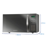 Micro-ondas de Bancada Mondial 34L Espelhado Menu dia a dia MO-02-34-E - Prata/Espelhado - 110 Volts - Imagem 5