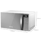 Micro-ondas de Bancada Panasonic 21L 700W Espelhado NN-ST27LWRU - Branco/Espelhado - 220 Volts - Imagem 4